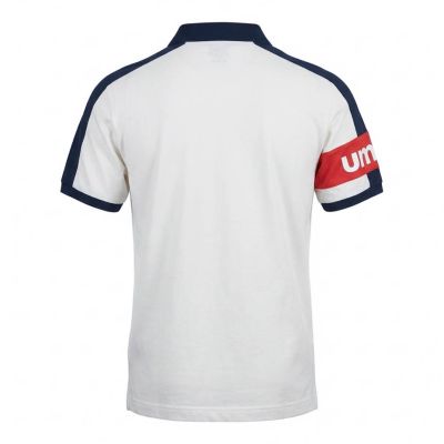 POLOS UMBRO ORIGINAL HOMME BLANC COTON